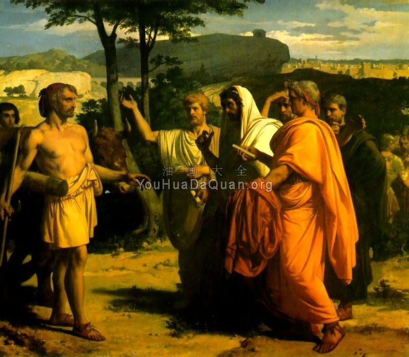 Cincinnatus Receiving Deputies of the Senate - 亚历山大·卡巴内尔